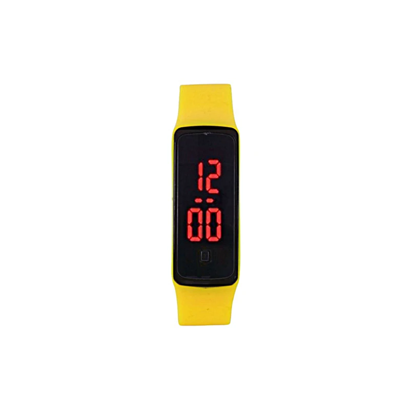 yellow TIke Toker, светодиодный цифровые часы для мужчин Wo мужчин s браслет часы, Relogio Masculino Saat спортивные мужские часы, наручные часы для детей для улицы - Цвет: yellow