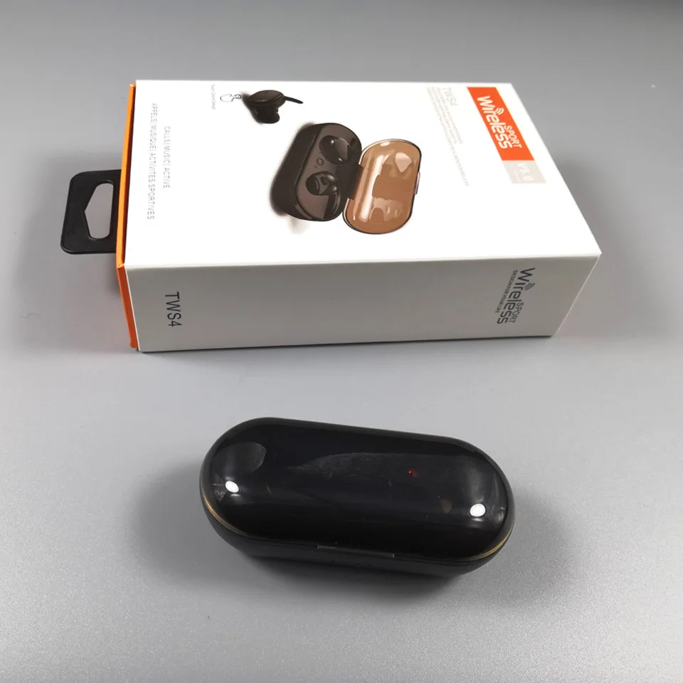 Бесплатная доставка TWS4 bluetooth Беспроводные наушники с зарядным боксом