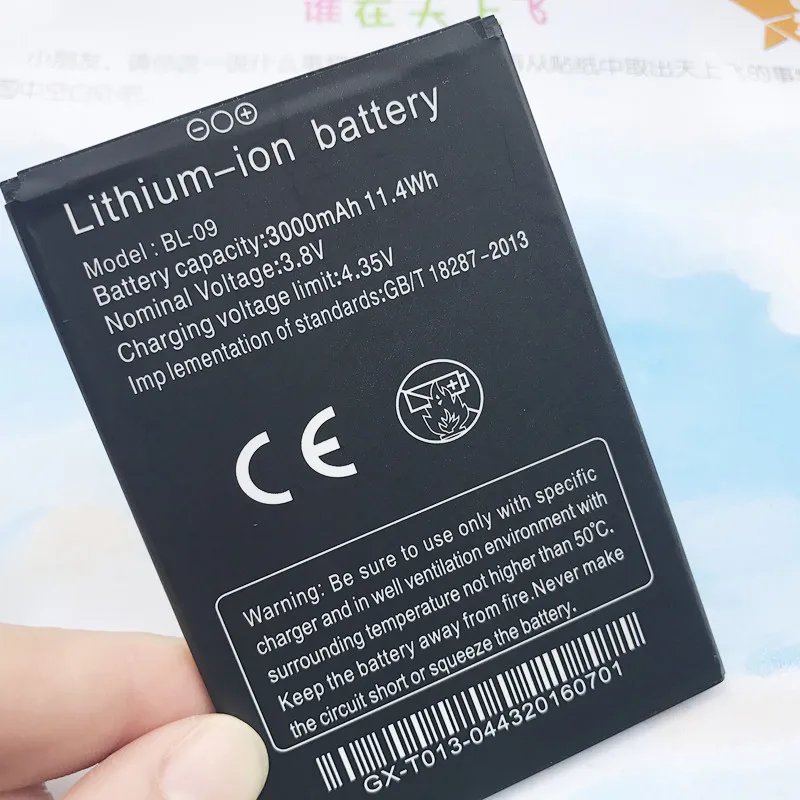 100% Новый оригинал для THL T9 Pro 3000 мАч батарея BL 09 мобильных телефонов смартфон