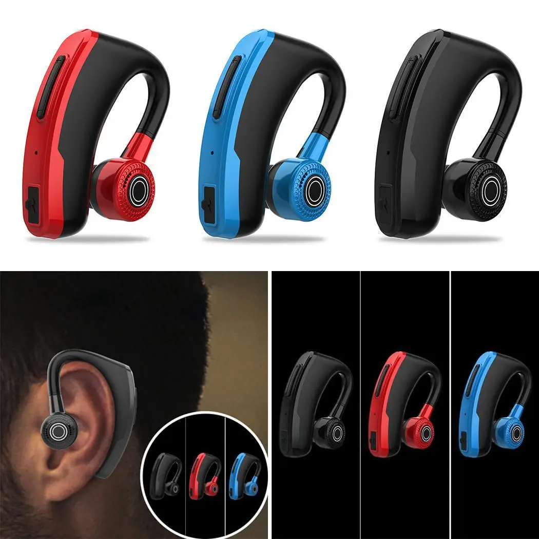 V10 Bluetooth гарнитура наушники Быстрая зарядка CSR 5 0 50H стерео чип длинный черный