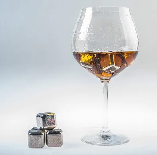 Качество кистей для макияжа 1x1x1 дюймов кубики льда из камня виски нержавеющей
