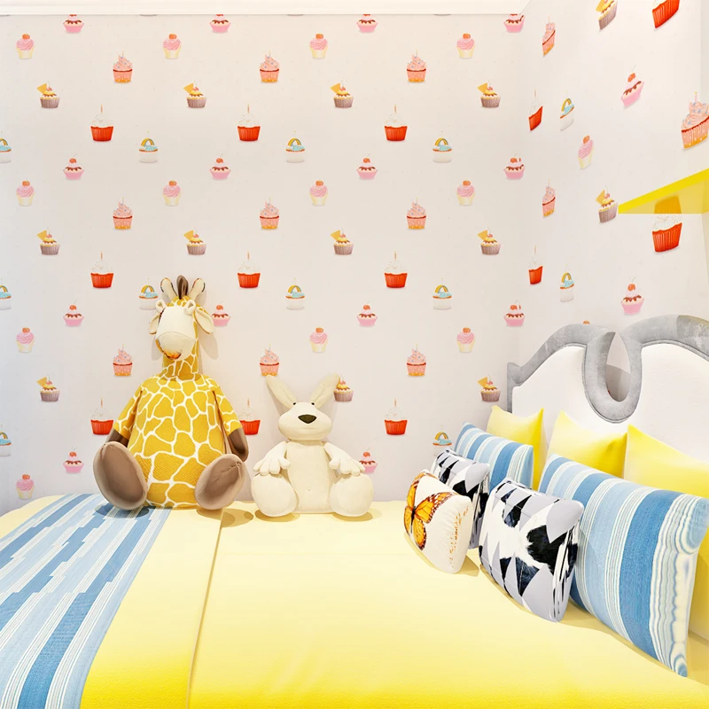 2016 Hot selling 3d embossed Non-woven Wall Coverings Eco-friendly Wallpapers for Kid's Room QZ0429 Free Shipping | Обустройство