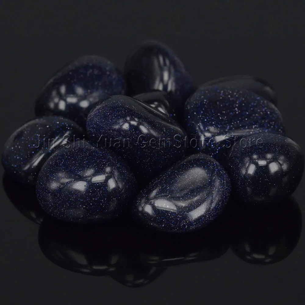 Массовая Tumbled синий песок камни из Китая ХОРОШЕЕ полированная драгоценные
