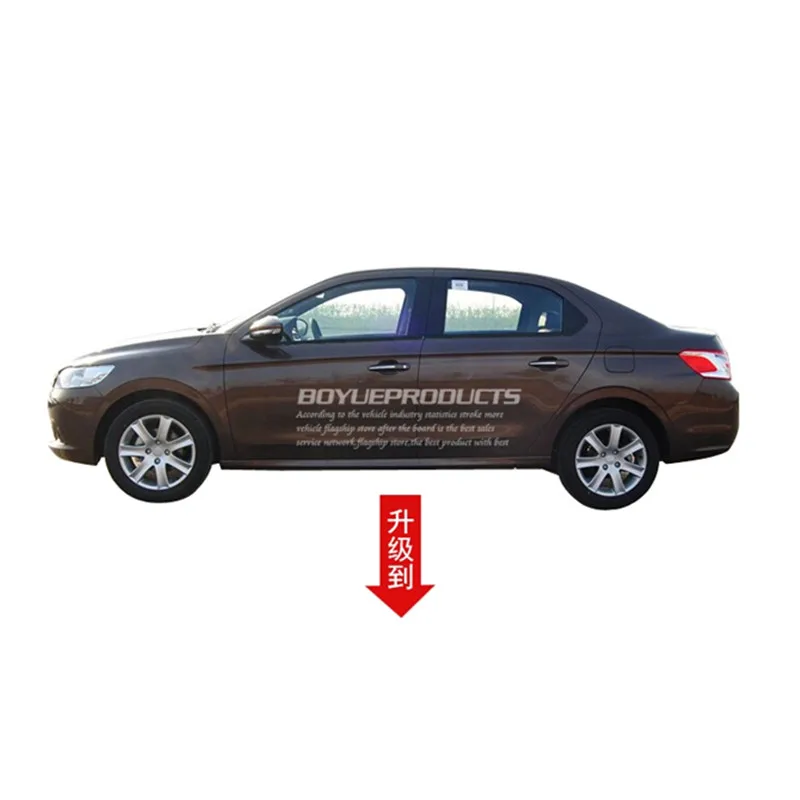 4 шт. полосы из нержавеющей стали для 2013 2016 peugeot 301|Хромирование| |