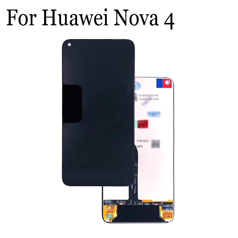 

Запасные части для Huawei Nova 4 ЖК-экран оригинальный ЖК-дисплей + кодирующий преобразователь сенсорного экрана в сборе Nova4 без рамки