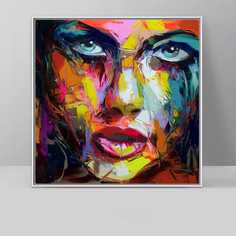 Nielly Francoise художественная работа украшение на стену картина маслом портрет лицо