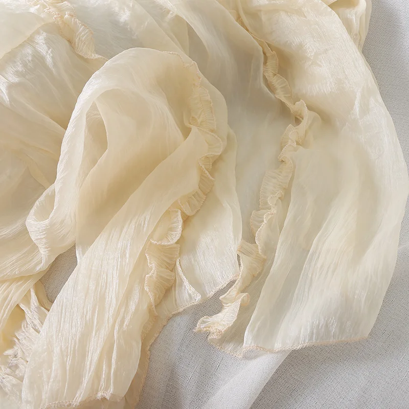 Летняя одежда кардиган шифоновая Женская шаль тонкая воздухопроницаемая