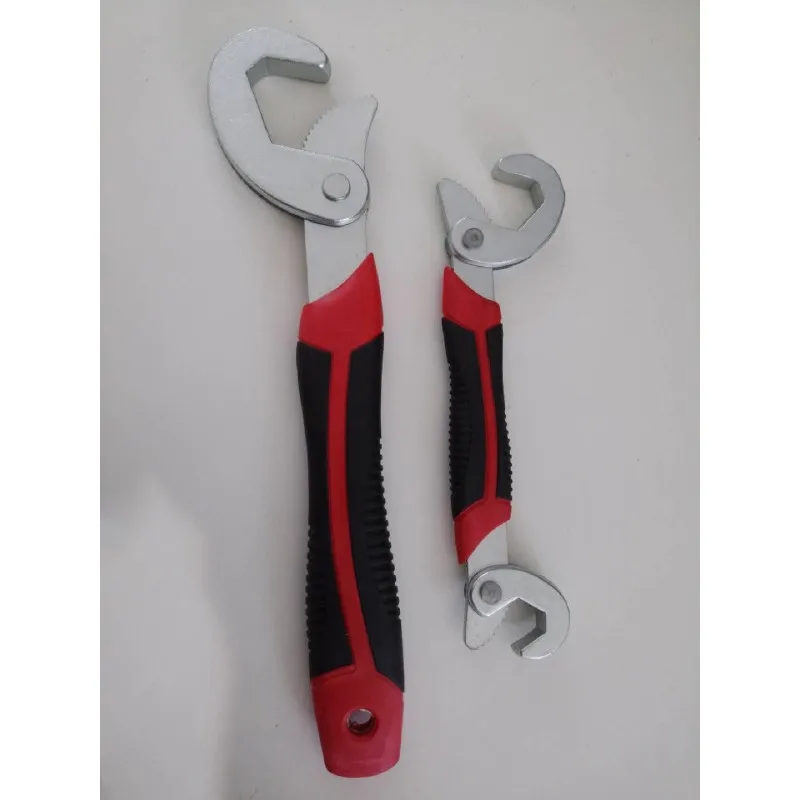 2 Pcs Набор гаечных ключей, 2 шт./набор, многофункциональный Трещоточный ключ, универсальный ключ, быстрая оснастка и захват, регулируемый гаечный ключ, гаечный ключ, бытовые инструменты - Цвет: 2 Pcs