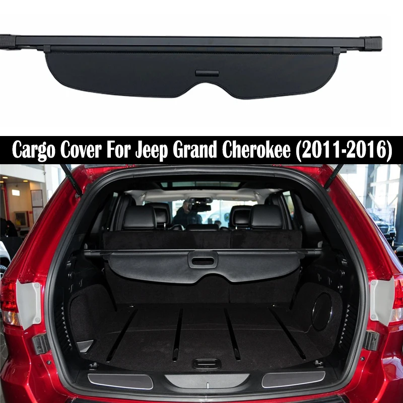 Задний грузовой Чехол для Jeep Grand Cherokee 2011 2012 конфиденциальность багажник экран защитный щит тени авто аксессуары