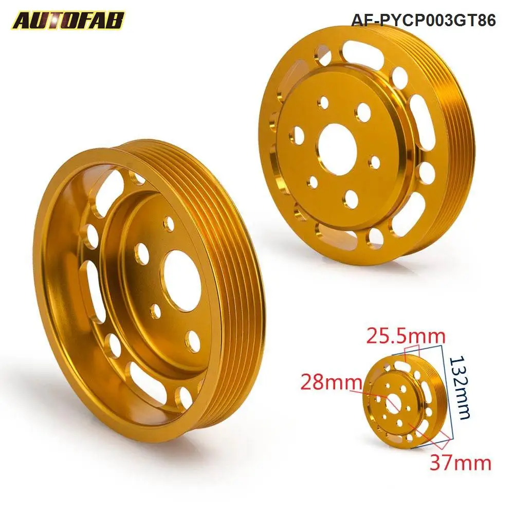 Кривошипный шкив насоса воды генератора для Toyota GT86 Scion FRS Subaru BRZ 3 шт AF-PYCP003GT86