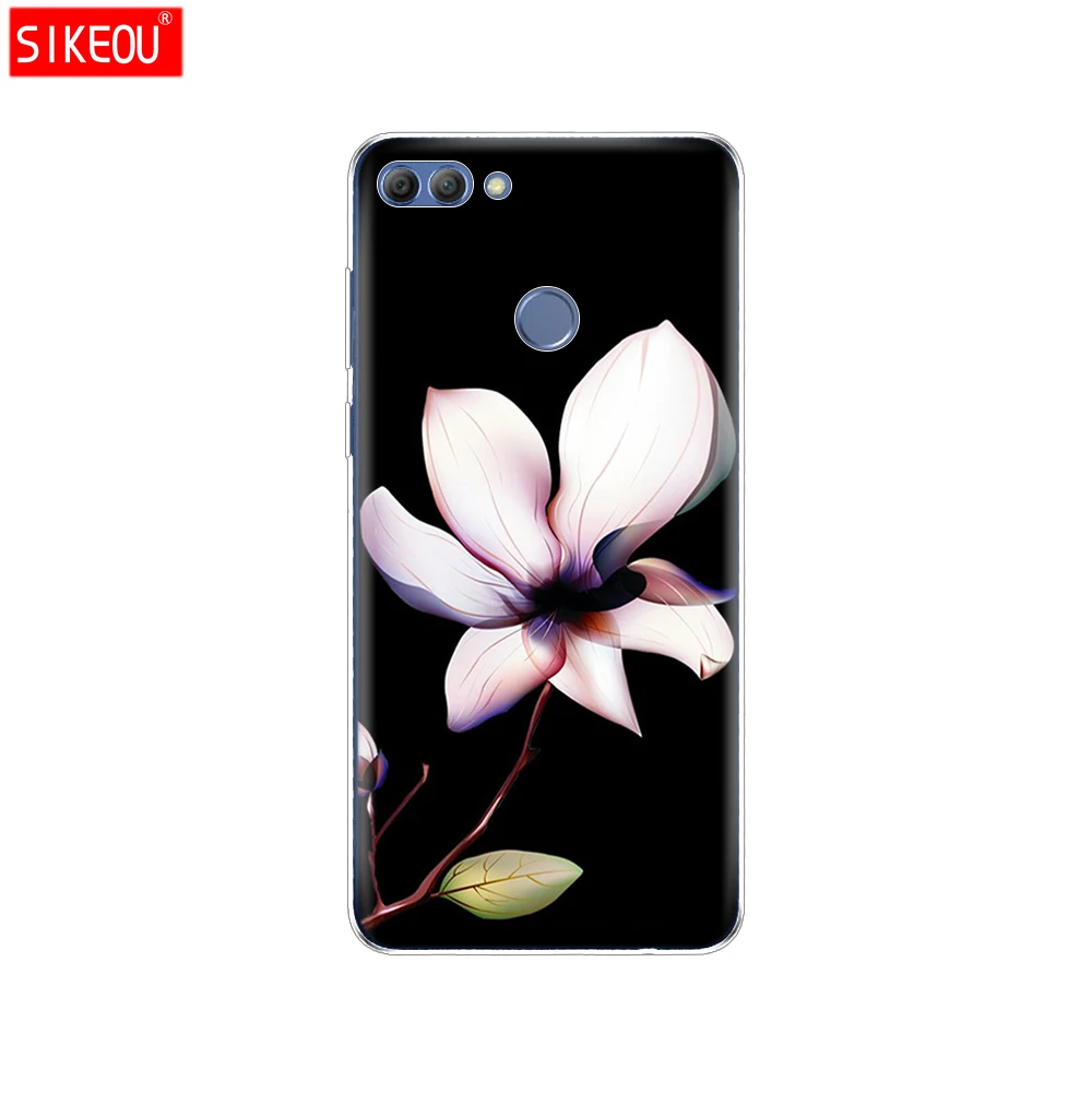 12082 Чехол для телефона huawei P smart Enjoy 7 S, Мягкий ТПУ силиконовый чехол на заднюю панель 360, полностью защитный прозрачный чехол с принтом - Цвет: 12082