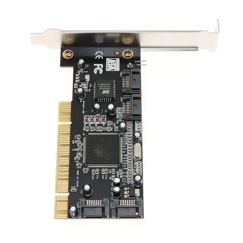 Aneew 4 Порты PCI SATA Raid контроллер внутренняя карта расширения адаптер конвертер Sil 3114