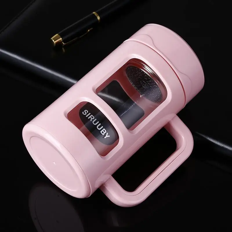 430 мл офисная стеклянная чашка термостойкая Грибная кружка из боросиликатного