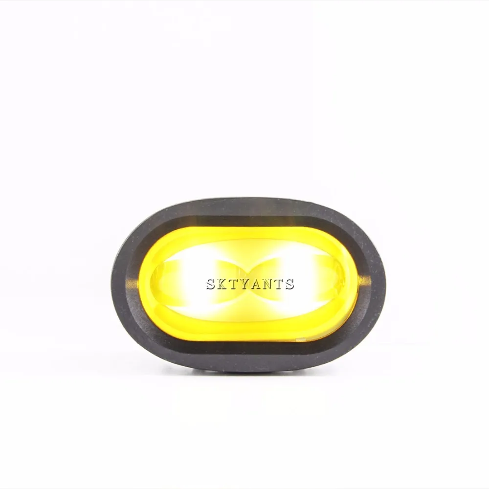 Белый/желтый цвета 20W Светодиодный рабочий светильник 6D универсальный мотоцикл