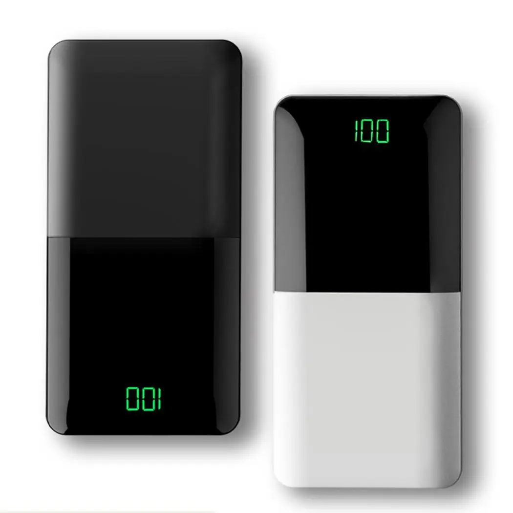 30000mah двойной USB внешний аккумулятор LCD Портативный мобильный телефон зарядное