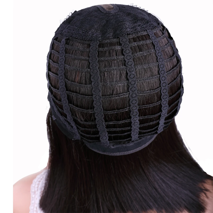 Женский парик с кружевом Sambraid черный и белый термостойкие синтетические волосы