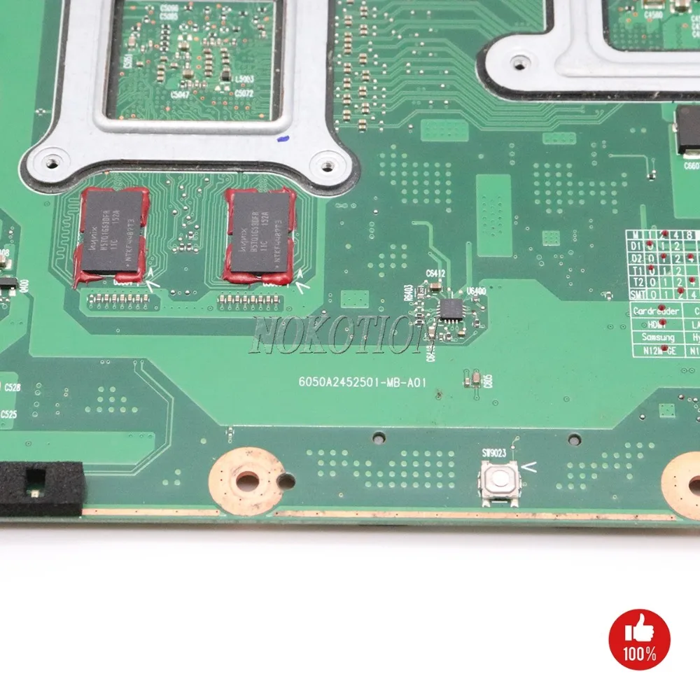 NOKOTION V000225190 V000225180 6050A2452501-MB-A01 для toshiba satellite C665 C650 Материнская плата ноутбука HM65 DDR3
