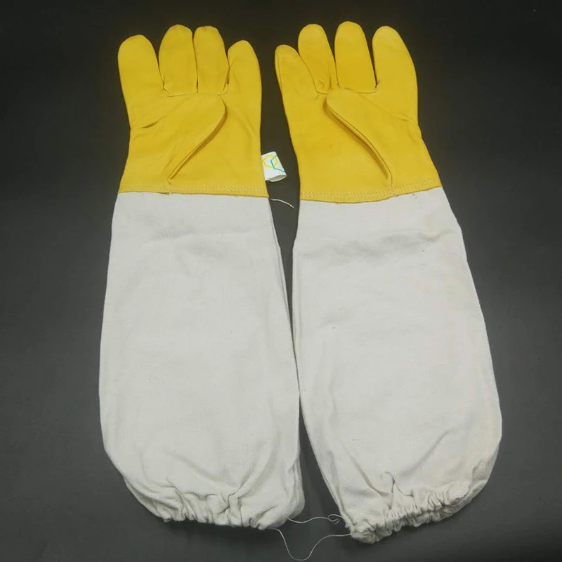 1 пара пчеловодства пчелиный Перчатки обородувание устройство защиты пчеловод