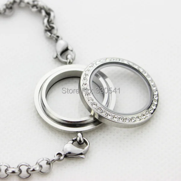 Бесплатная доставка! Оптовая продажа DIY 25 мм из нержавеющей стали серебряный