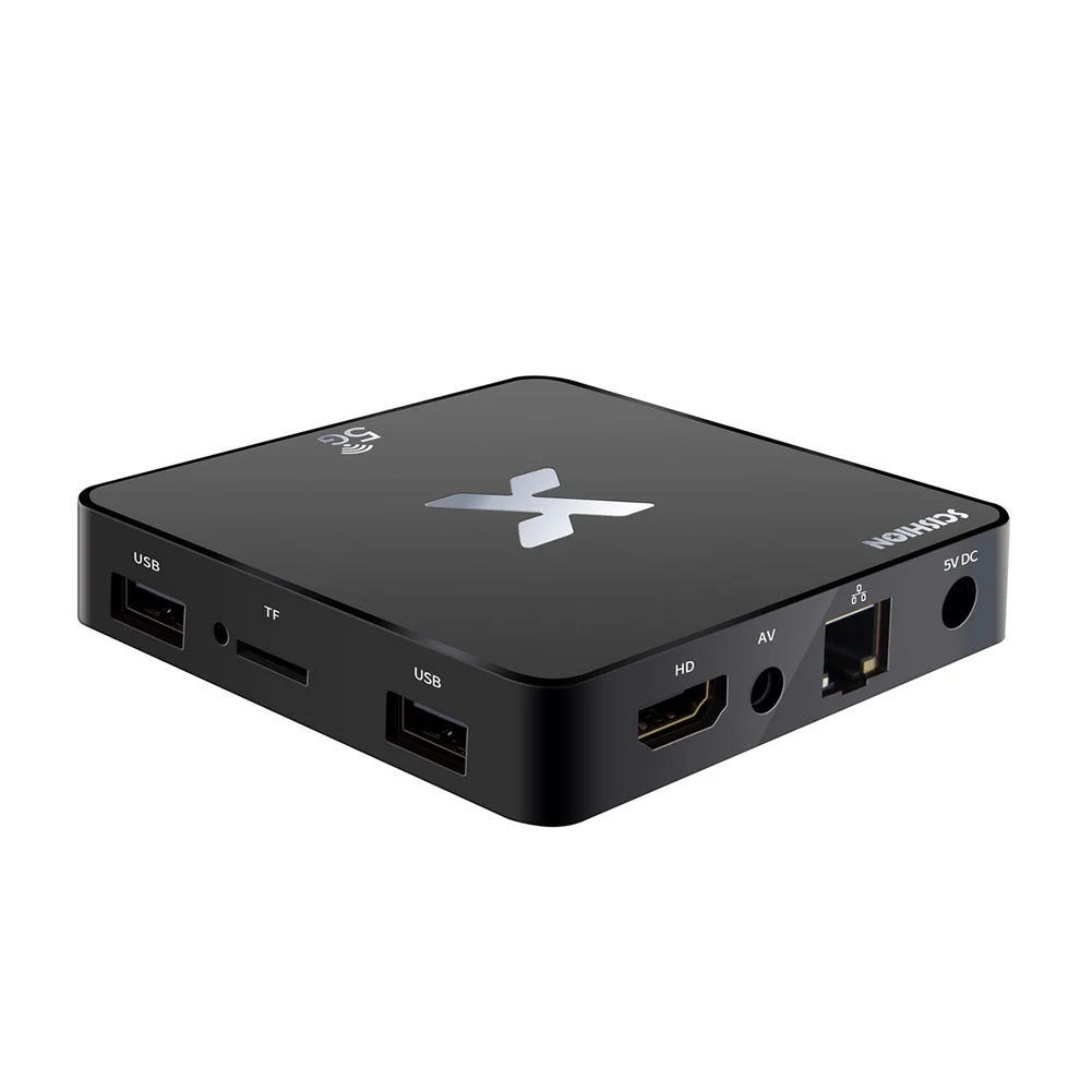 Модель X Android 8,1 Smart tv BOX 5G WiFi 100 Мбит/с Поддержка 2G 16G 4K медиаплеер четырехъядерный 2,4 ГГц WiFi телеприставка Android box - Цвет: US