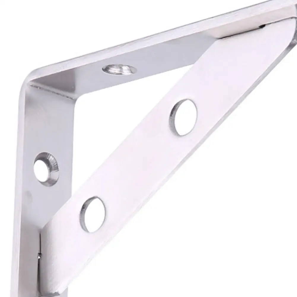 2 шт. 3 мм L настенная полка из нержавеющей стали правая угловая скобка опорная |