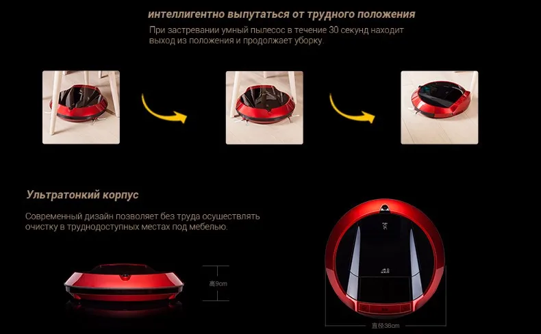Умный робот пылесос PUPPYOO V-M900R, со склада в России, фильтр HEPA уборка по расписанию, автоматическая зарядка