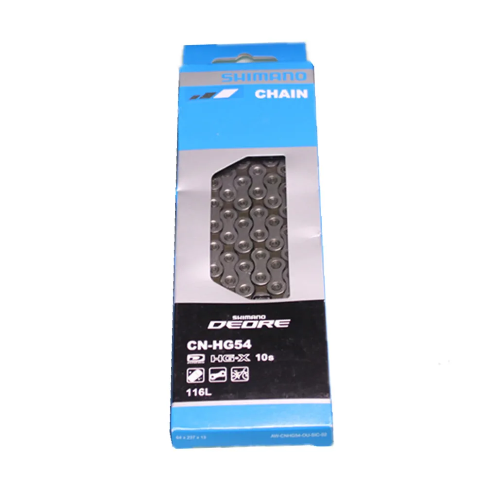 Цепь Shimano Deore HG54 10 скоростная велосипедная цепь для горного велосипеда HG X 112
