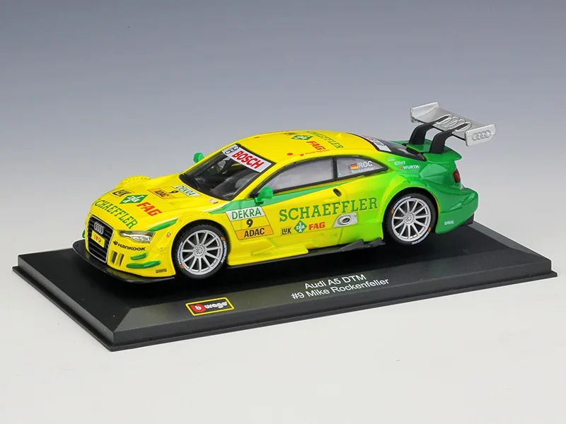A5 DTM Nr.9 Bburago 1:32 M3 DTM AMG C-Coupe A5 Citroen C-Elysee DS3 M-Sport Ford Fiesta WRC Ford GT гоночная литая модель автомобиля - Цвет: A5 DTM Nr.9