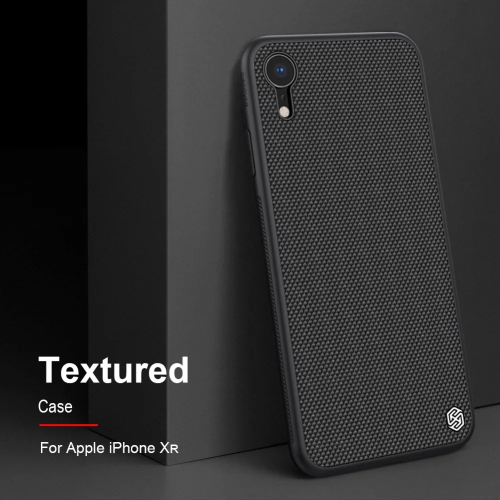 Nilkin для iPhone XR чехол s NILLKIN текстурированный Жесткий PC+ мягкий, роскошный, из ТПУ Жесткий PC пластиковый Полный чехол для телефона для Apple iPhone XR