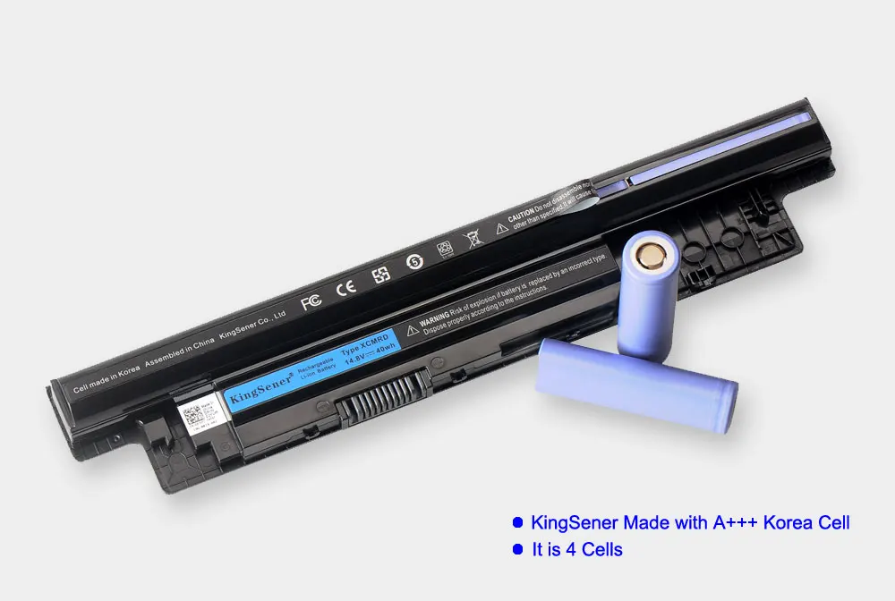 14,8 V 40WH KingSener XCMRD ноутбук Батарея для DELL Inspiron 3441 3442 3443 5721 3521 3437 3537 5437 5537 3737 5737 MR90Y