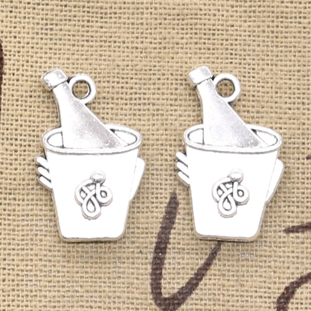 4 шт. подвеска в виде ведра для пива 24x15 мм|making pendant|charm charmbeer charm |