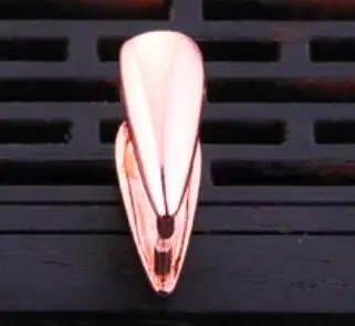 Rose Gold 1 шт. DIY 925 пробы серебро фурнитура под ключ соединитель тюк Зажимная застежка 925 Серебряный кулон фитинги под ключ - Цвет: Rose Gold
