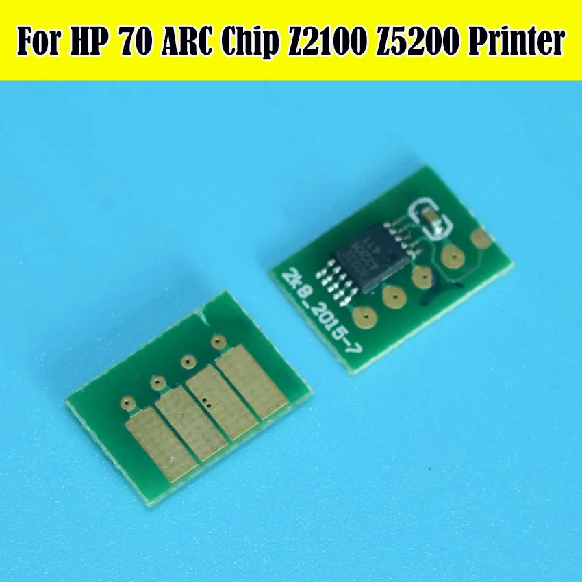 

5 Set ARC Cartridge Chip For HP 70 Permanent Auto Reset Chip For HP Designjet Z5200 Z2100 Plotter