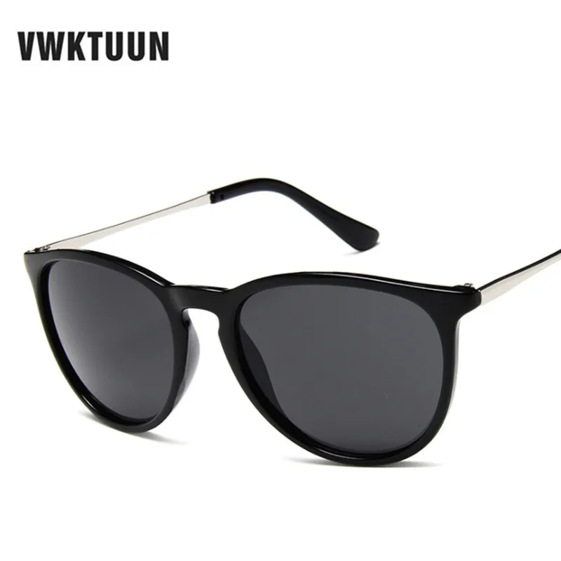 VWKTUUN Винтажные Солнцезащитные очки круглые солнцезащитные очки для женщин и мужчин брендовые дизайнерские солнцезащитные очки для женщин ...