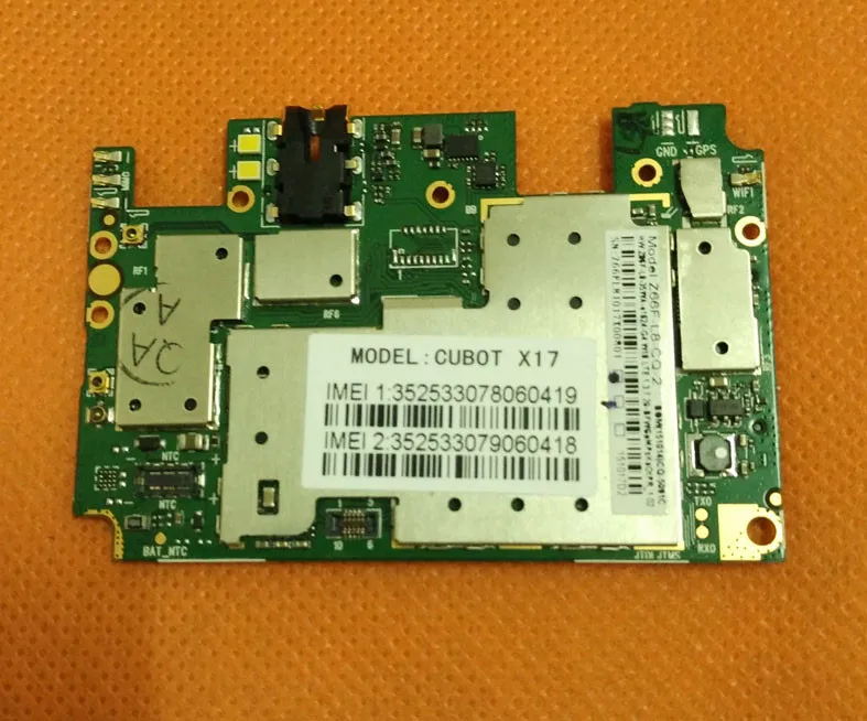 Оригинальная материнская плата 3G RAM + 16G ROM для Cubot X17 MTK6735 Quad Core 5 0 &quotFHD 1920*1080