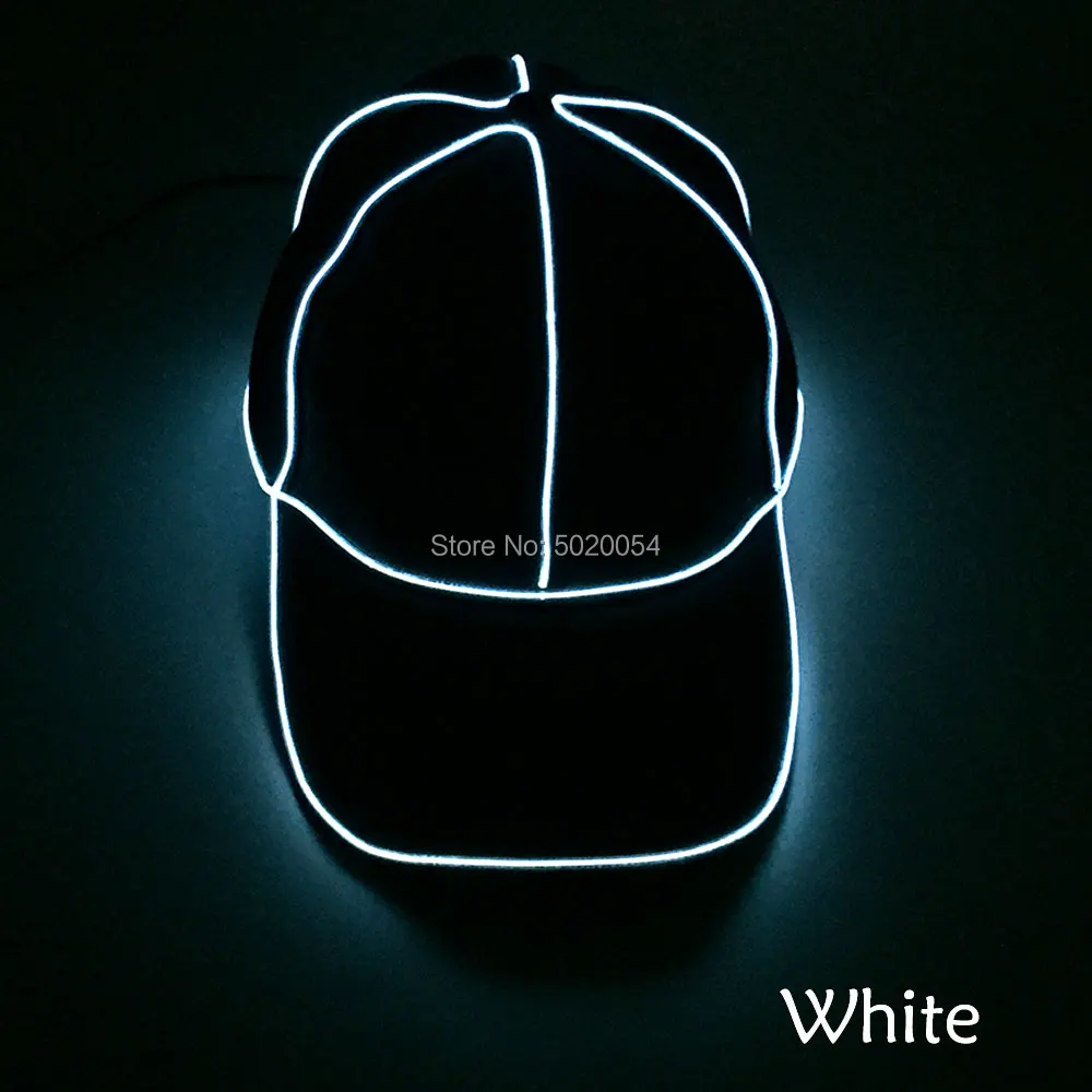 Модная бейсбольная кепка EL Wire s Gorras со светодиодной подсветкой, хип-хоп кепка на лето и весну, светильник, светящаяся Кепка для мужчин и женщин