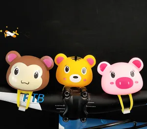 Колокольчик в виде животного для велосипеда, маленькая телефонная лампа в виде хомяка, утки, колокольчика, горного велосипеда, руля, мультяшный колокольчик