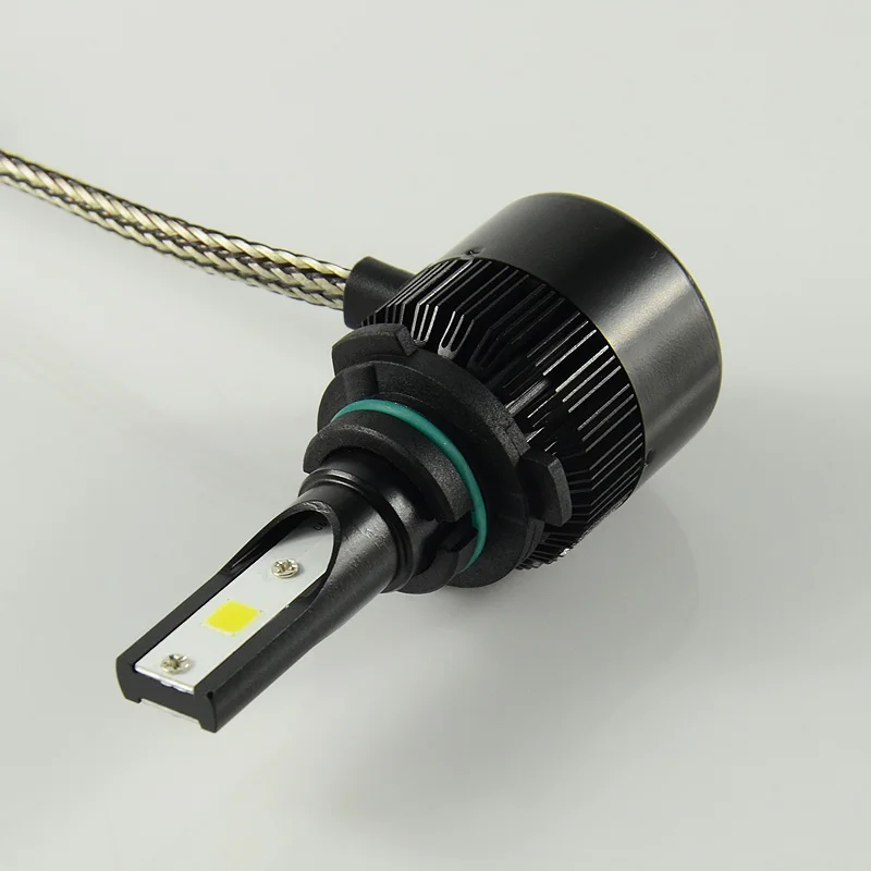 1 комплект 9006 HB4 60W 6400LM C6S светодиодные фары COB чипы все в одном дизайн турбо