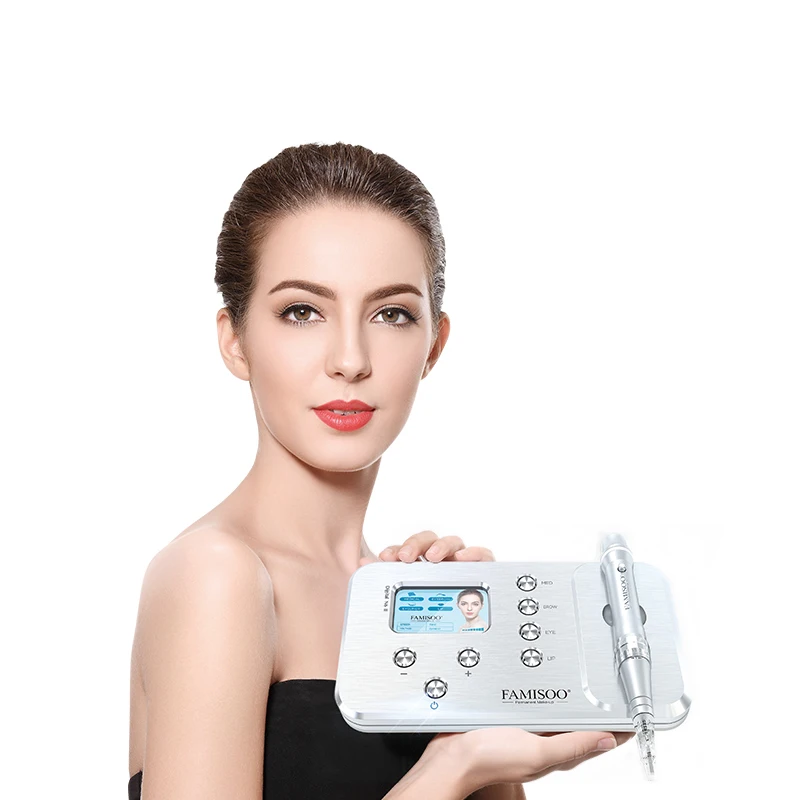 FAMISOO N6 II цифровой Перманентный макияж тату пистолет сенсорный экран панель для