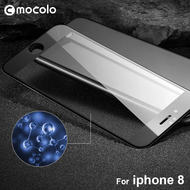 Mocolo 2.5D изогнутый 0 33 мм полный экран крышка 9H жесткий протектор Закаленное стекло