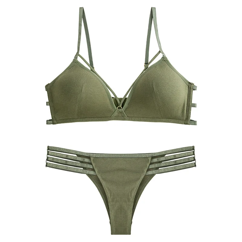 SP & CITY японский простой однотонный комплект с бюстгальтером Женский бесшовный