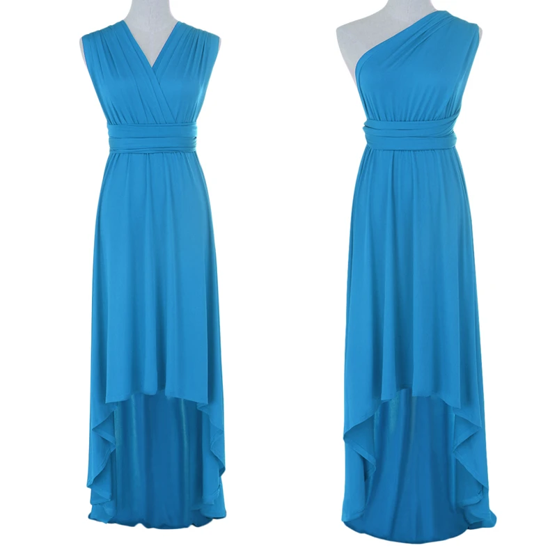 Женское многослойное платье с запахом платье-трансформер для подружки невесты