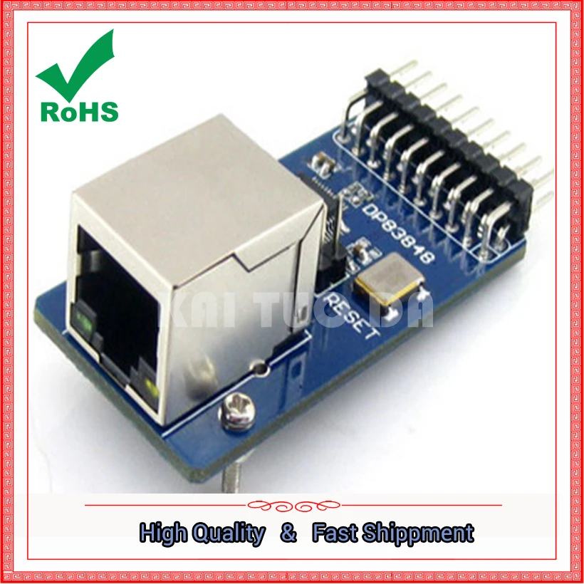 

Сетевой модуль DP83848 DP83848IVV, модуль Ethernet, макетная плата, трансивер