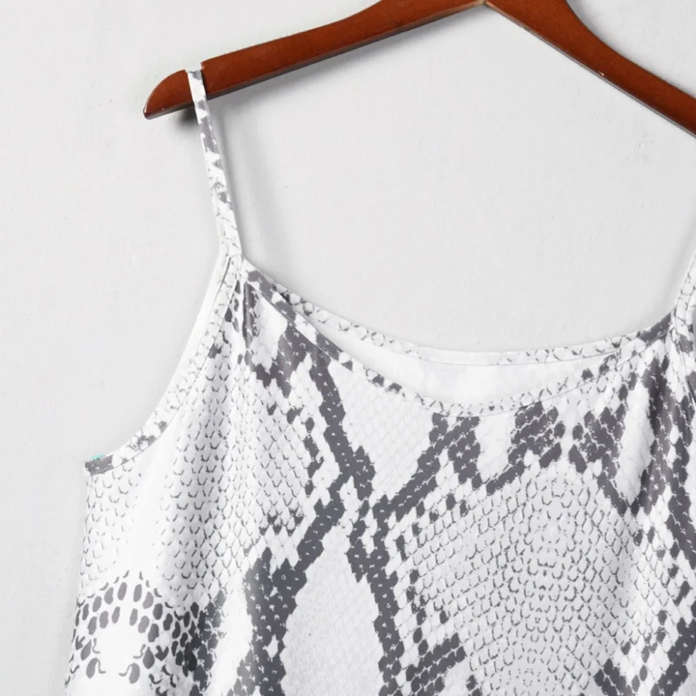 Женское платье с леопардовым принтом винтажное без рукавов V образным вырезом и