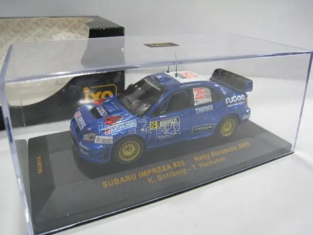 I XO 1:43 Su baru impreza WRC#25 2005 литая модель автомобиля металлические игрушки подарок на день рождения для детей