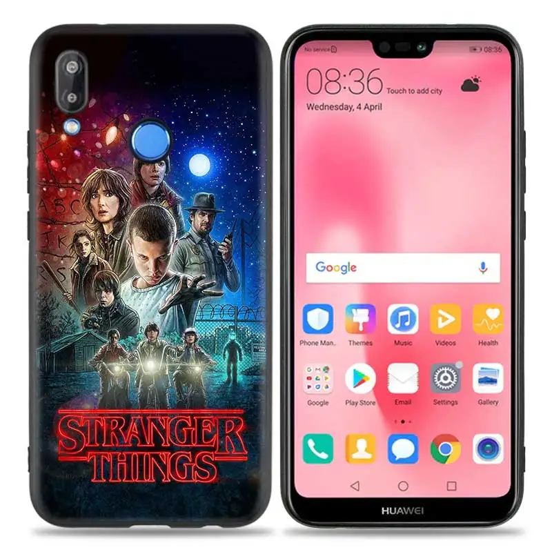 A004 Силиконовый чехол-накладка для huawei P20 P10 P9 P8 Lite Pro P Smart+ Nova 3i 3E чехол для телефона с изображением странных вещей - Цвет: A004