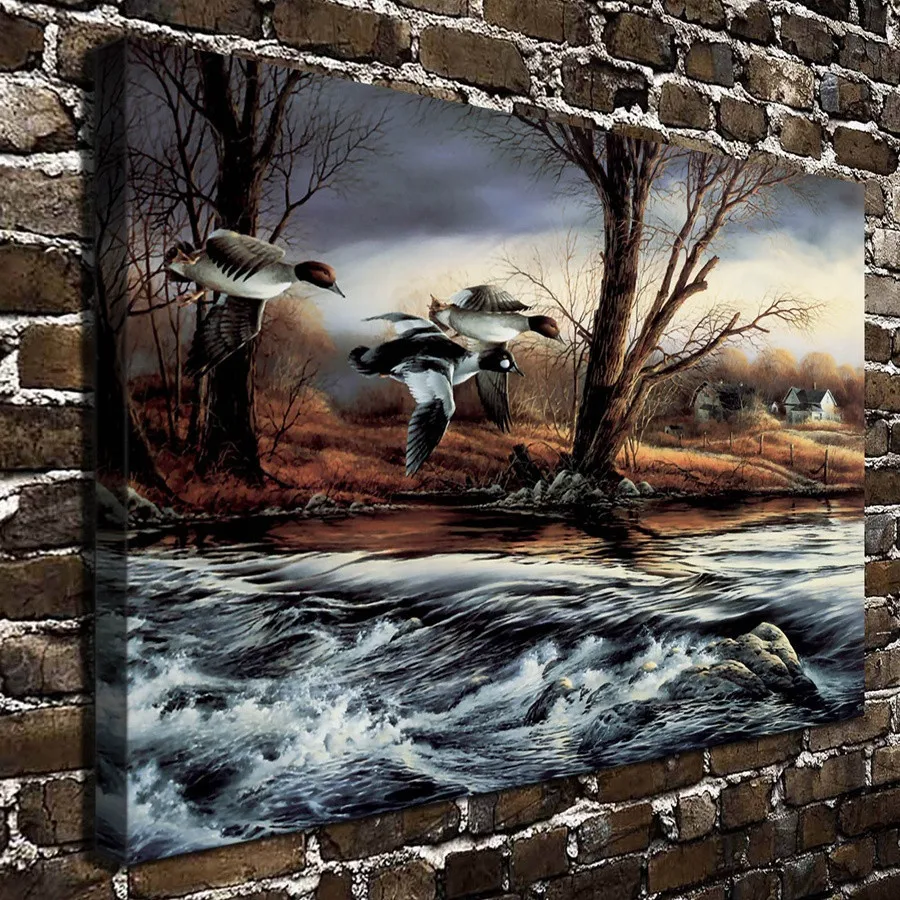 Терри редлин наружные эскизы и животные сцены Холст Картина гостиная домашний