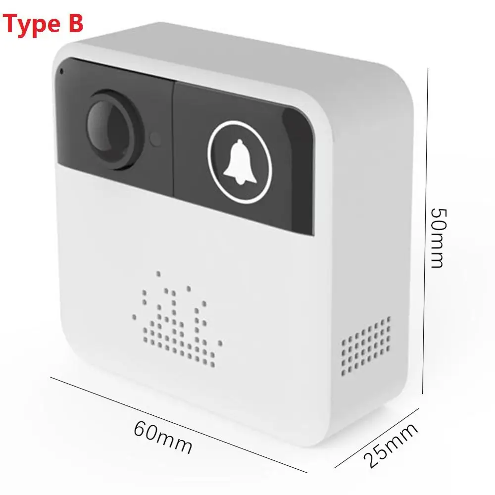 B Video Doorbell Q10 4,3 дюймов lcd цифровой электронный дверной звонок 145 degreeview глазок камера дверной звонок Поддержка обнаружения движения Горячая Распродажа - Цвет: B Video Doorbell