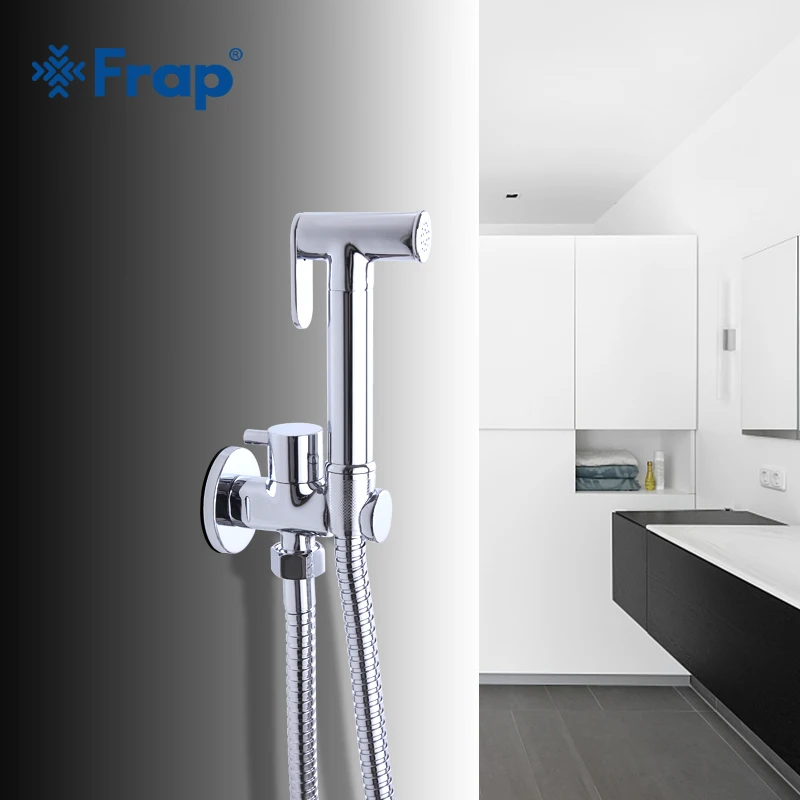 

Латунная одинарная головка для биде Frap, кран-орнер для холодной воды, функция биде, цилиндрическая насадка для душа, кран, переключатель на 90...