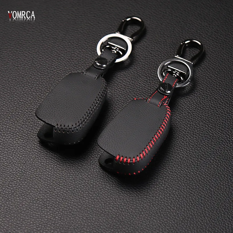 Лидер продаж 2016 кожаный чехол для ключей с ручной строчкой 100% Audi line A3 A5 Q3 Q5 A6 C5 C6 A4 B6